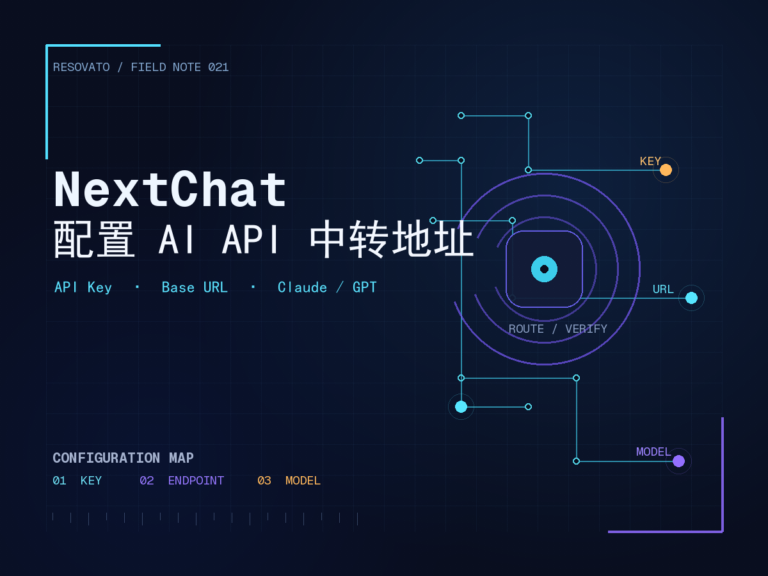 NextChat 配置 AI API 中转地址、API Key、Base URL 和 Claude GPT 模型教程