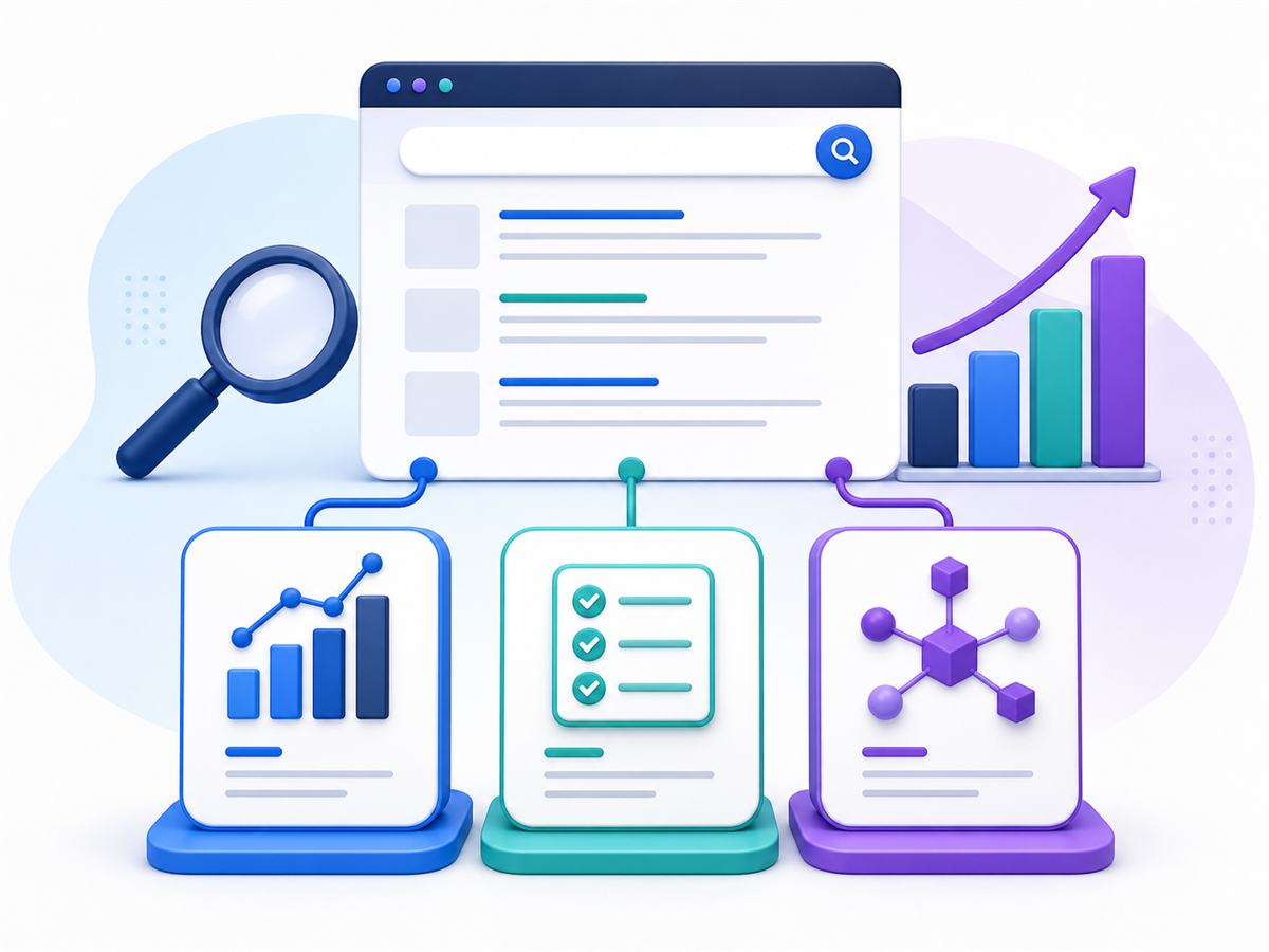 Rank Math、Yoast SEO 和 AIOSEO 三款 WordPress SEO 插件对比示意图