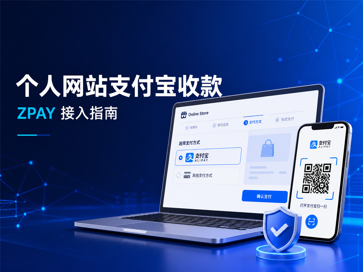 个人网站支付宝收款与 ZPAY WordPress 接入指南