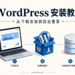 WordPress 安装教程：下载安装、创建数据库与登录后台示意图